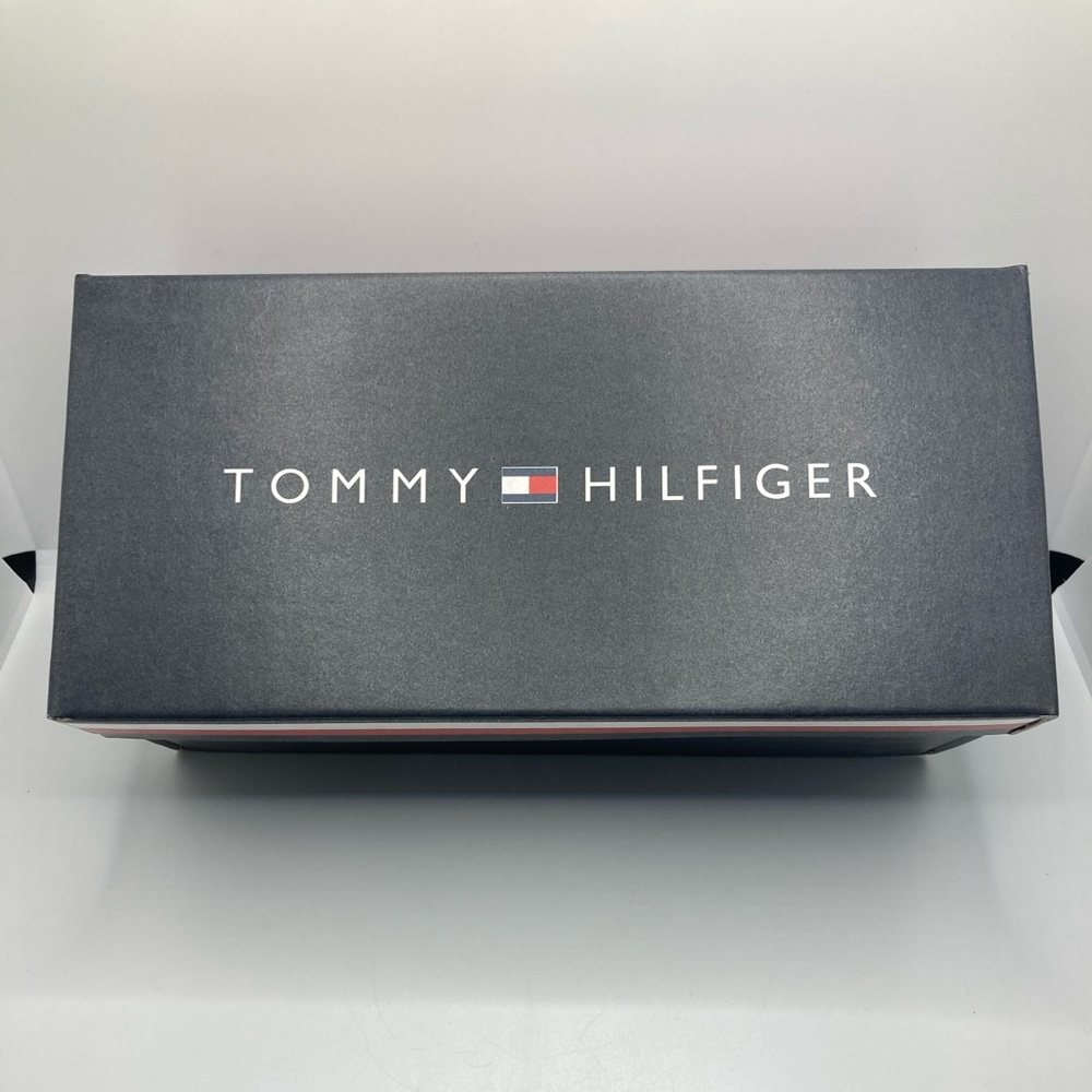 Tommy Hilfiger Boys Shylo Ii Slide Sandals Navy Blue Red White Size 1